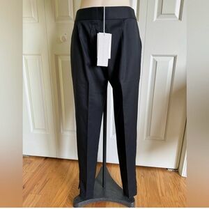 Black STELLA McCARTNEY Black Wool Dress Pants 2/34 NWT Pants